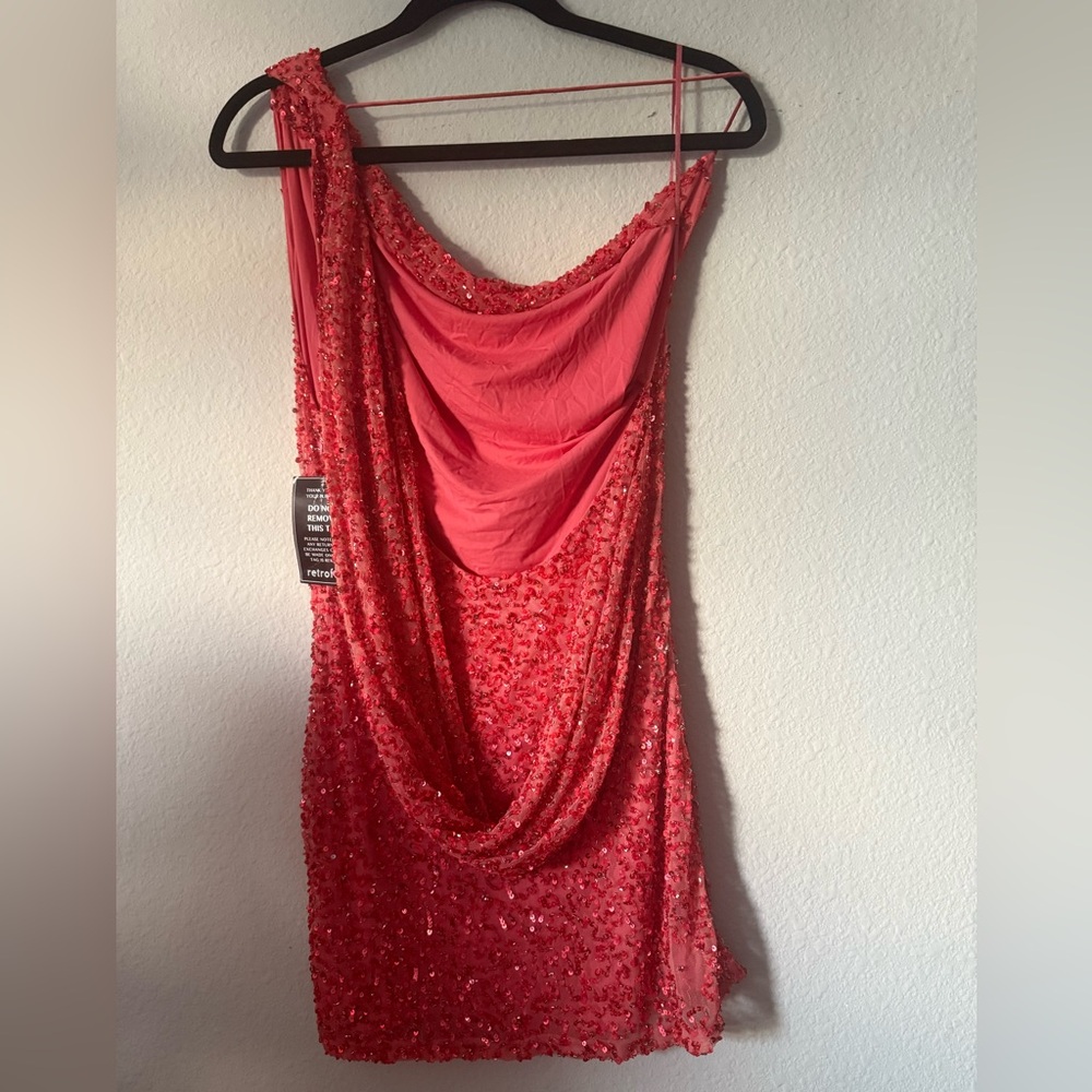 Retrofete Pink Backless Dress - Picture 5 of 10